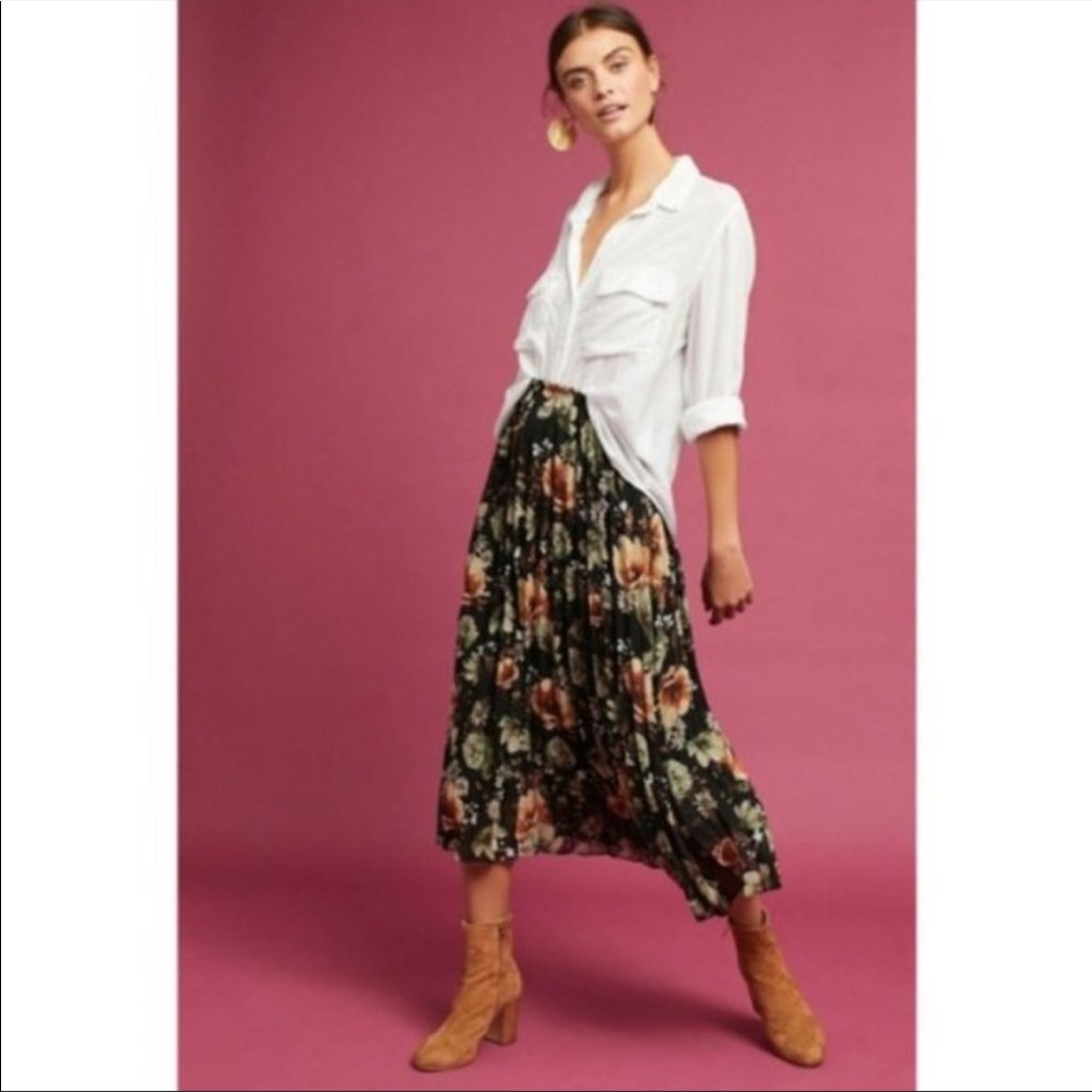Moon River Midi Floral Skirt